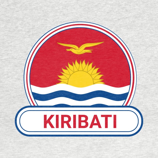 Kiribati Country Badge - Kiribati Flag by Yesteeyear